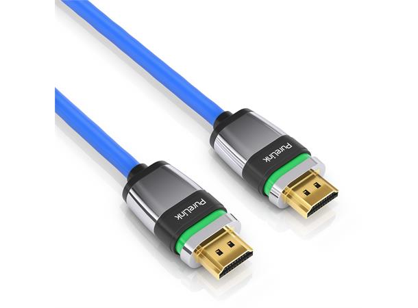 Patch HDMI High Speed m/Eth. 2m PureLink Ultimate, Blå