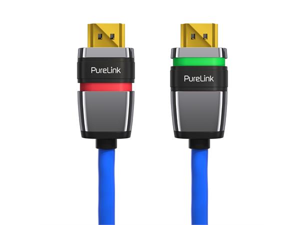 Patch HDMI High Speed m/Eth. 2m PureLink Ultimate, Blå