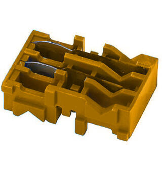 Weidmuller CST knivkassett Oransje 3-delt,  8,0mm / 3,7mm, Ø=2,5-8mm