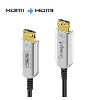 HDMI 4K AOC Hybrid fiberkabel FiberX 25m PueLink FiberX Series