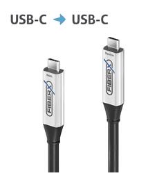 USB 3.2 Gen1 AOC kabel 5 Gbps USB-C 7,5m PureLink FiberX Serie